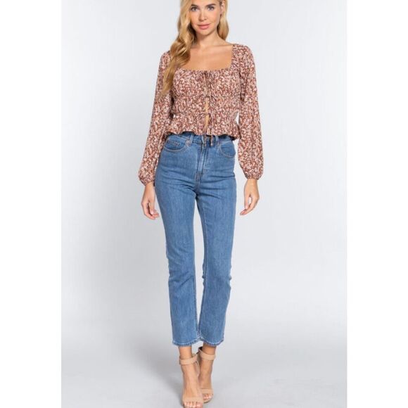 NWT Small Active USA Top Tie Front - Picture 4 of 10